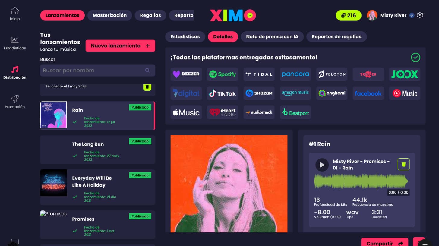 Paso 2 Sube tu música
